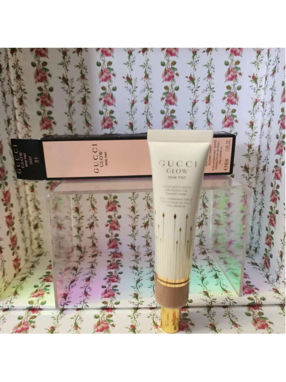 Gucci Glow Skin Tint in shade 51 Deep #glow #luxury